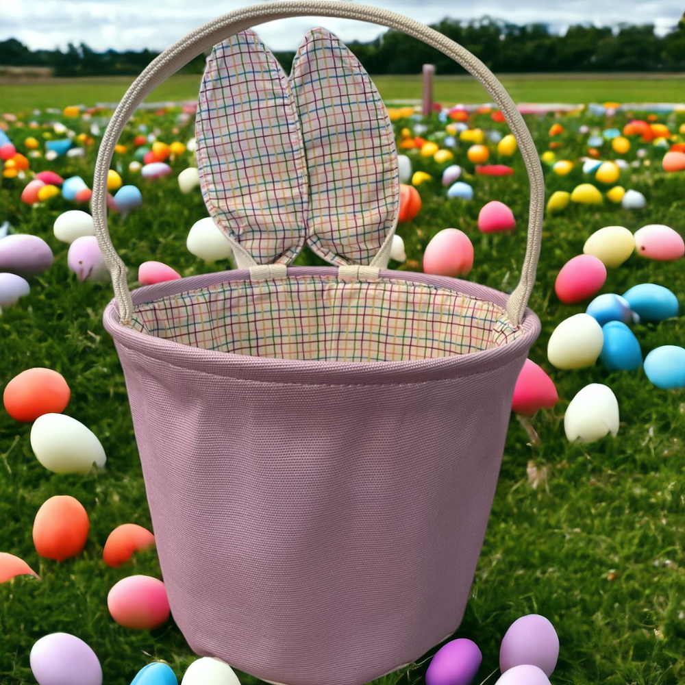 Personalized Bunny Ears Easter Basket
