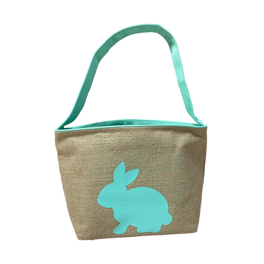 Personalized Burlap Easter Basket
