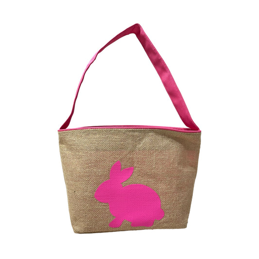 Personalized Burlap Easter Basket