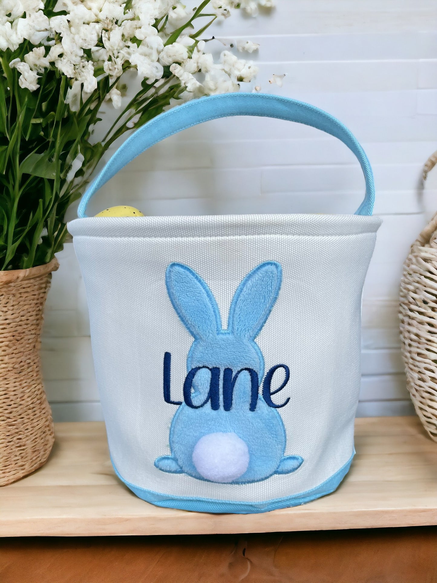 Personalized Bunny Easter Basket
