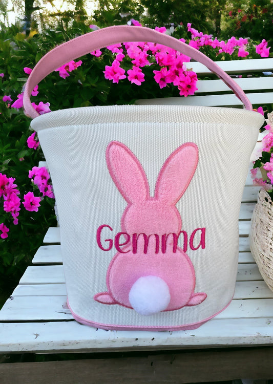 Personalized Bunny Easter Basket