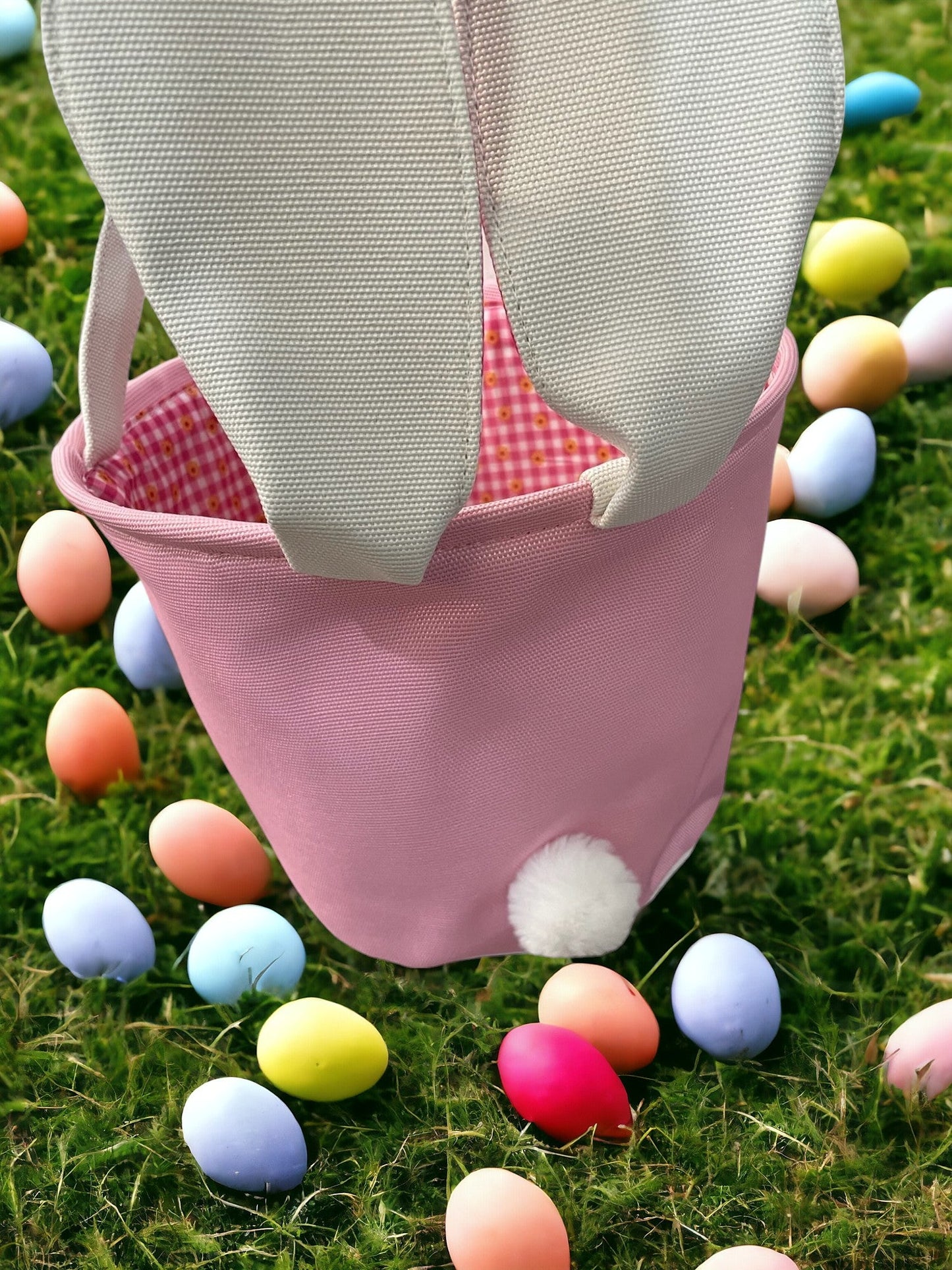 Personalized Bunny Ears Easter Basket