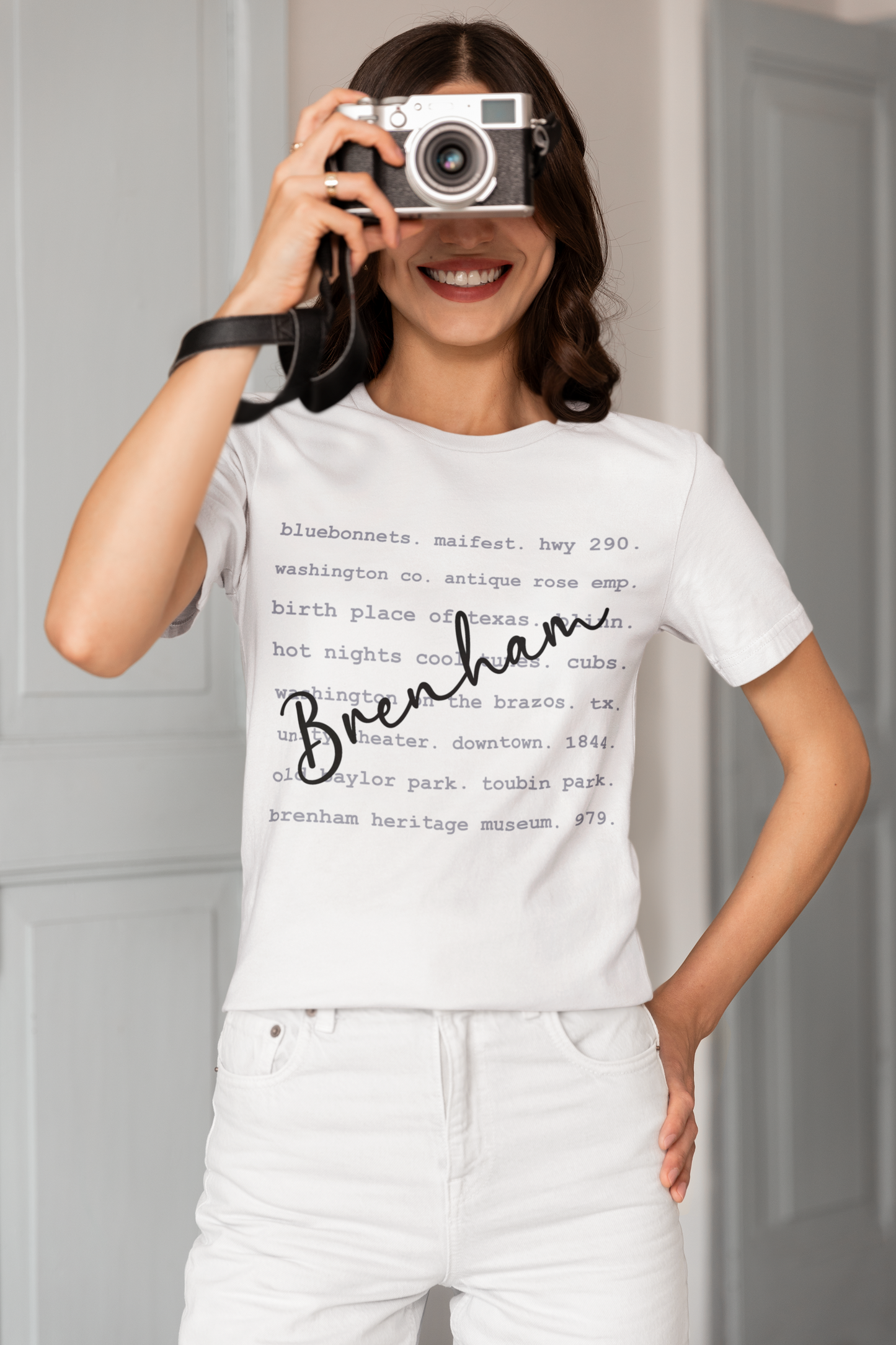 Brenham Typography Tee