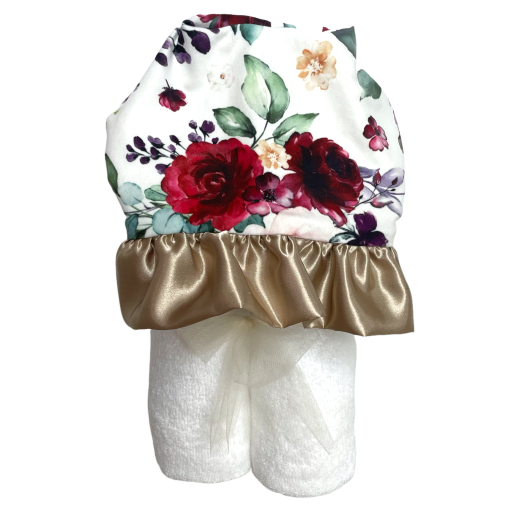 Lush Floral Hooded Towel